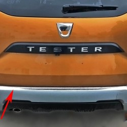 Ornament protectie bara spate/portbagaj crom  Dacia Duster II 2018-prezent