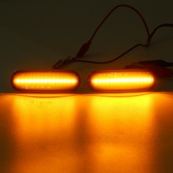  Lampi semnalizare laterala/aripi LED fumurii pentru Lancia Musa 2004-2014